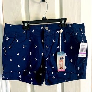 Wallflower Sailor Shorts Navy Sz 11